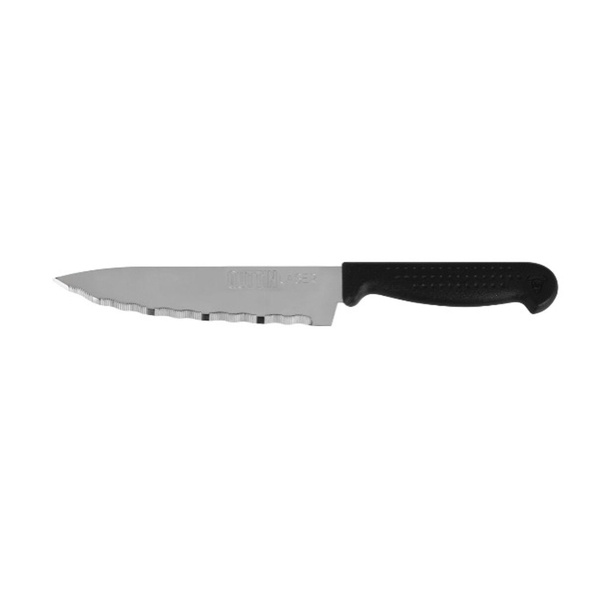 Image secondaire de Couteau de cuisine Quttin Laser Noir Argenté 28 x 6 x 1,3 cm (36 Unités)