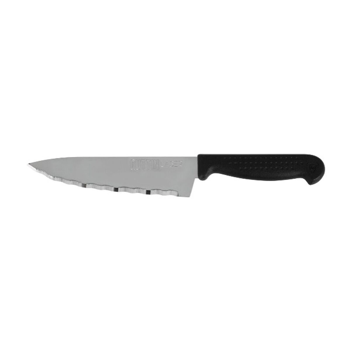 Image secondaire de Couteau de cuisine Quttin Laser Noir Argenté 28 x 6 x 1,3 cm (28 Unités)
