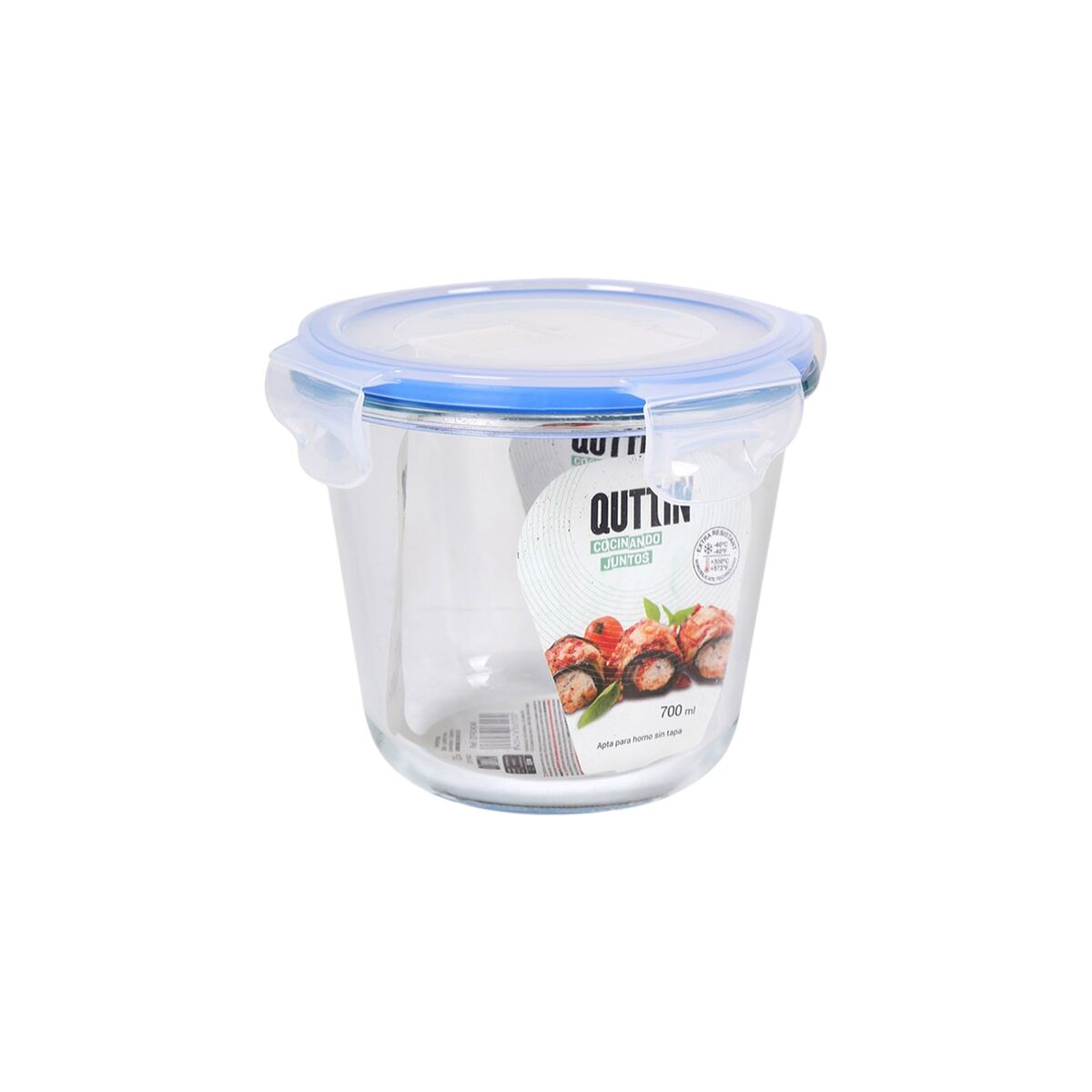 Image secondaire de Boîte à lunch hermétique Quttin Transparent 700 ml (6 Unités)