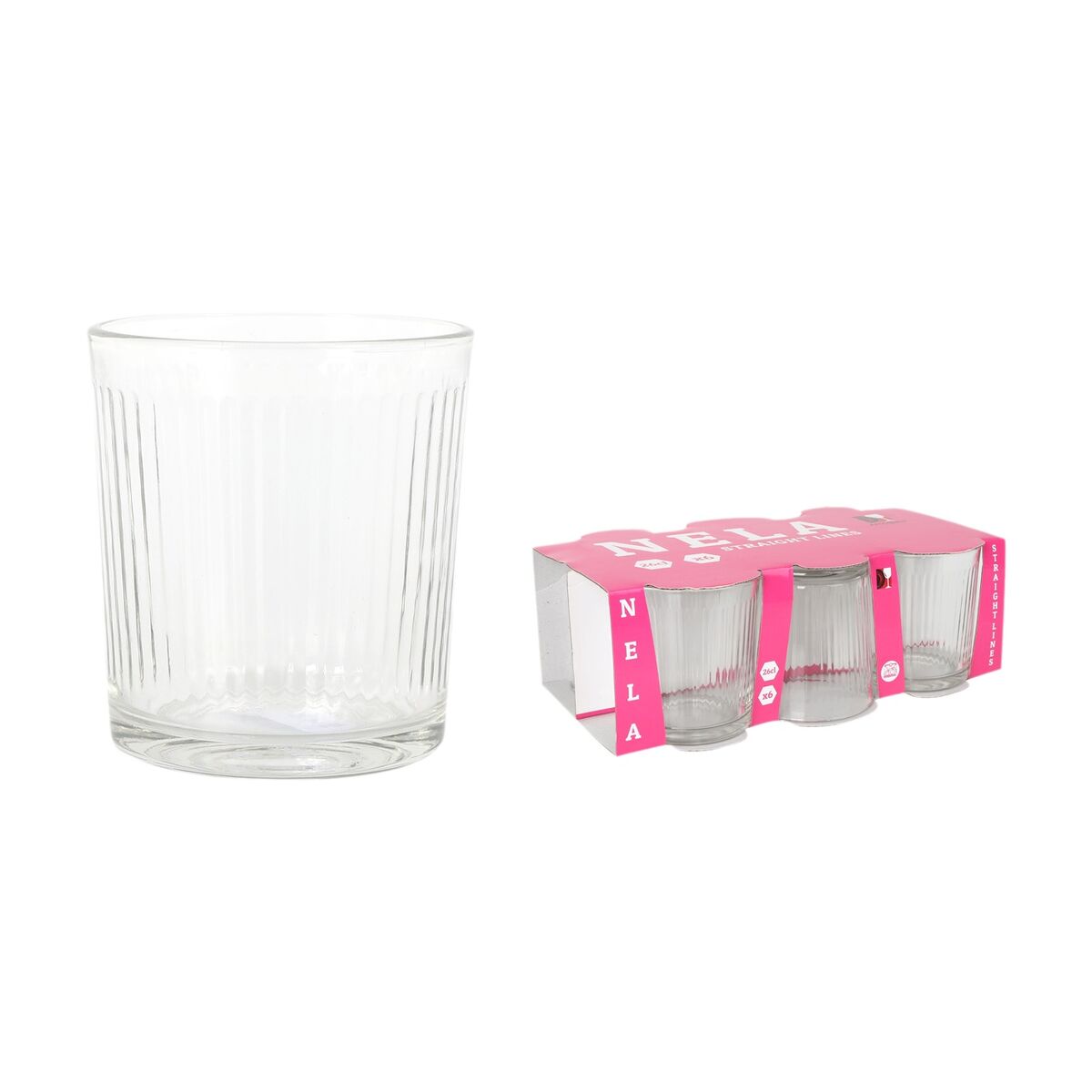 Image secondaire de Set de Verres La Mediterránea STRAIGHT 6 Pièces (6 Unités)