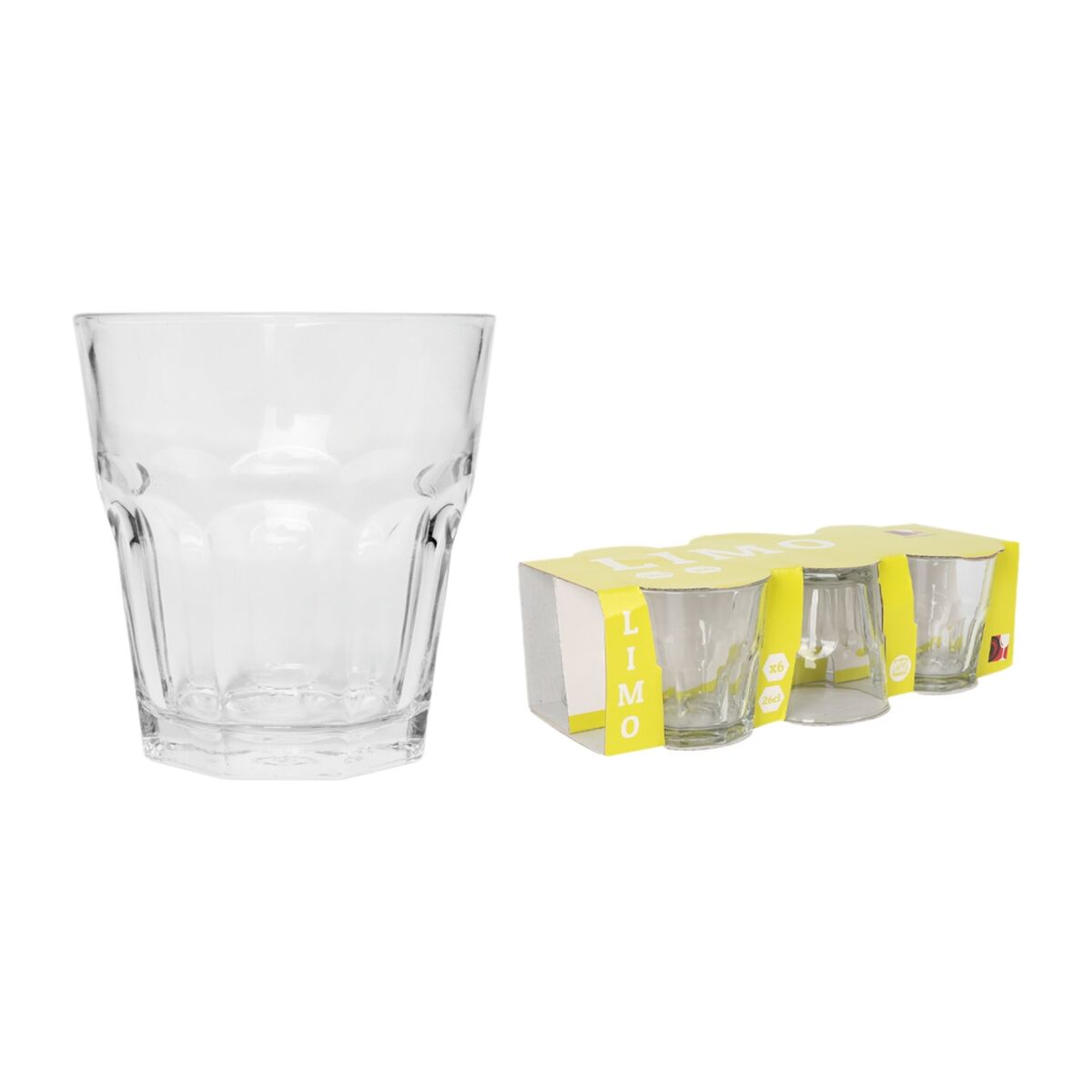 Image secondaire de Set de Verres Inde Limo 260 ml 6 Pièces (8 Unités)