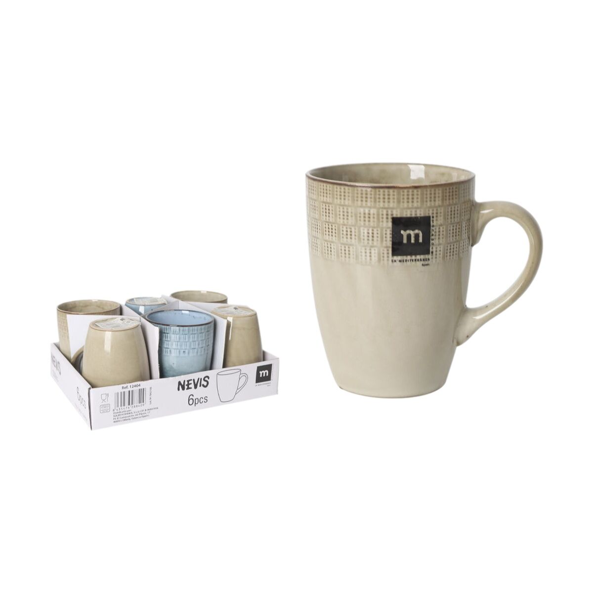 Image secondaire de Tasse mug Inde Nevis 330 ml (24 Unités)