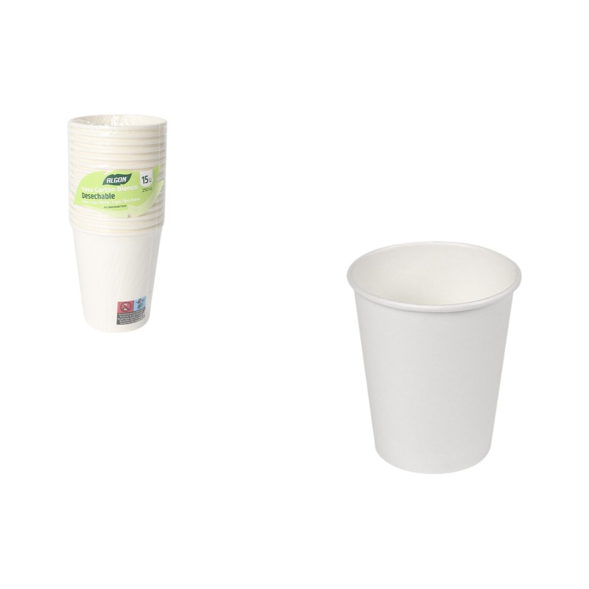 Image secondaire de Set de Verres Inde Blanc 250 ml 15 Pièces (24 Unités)