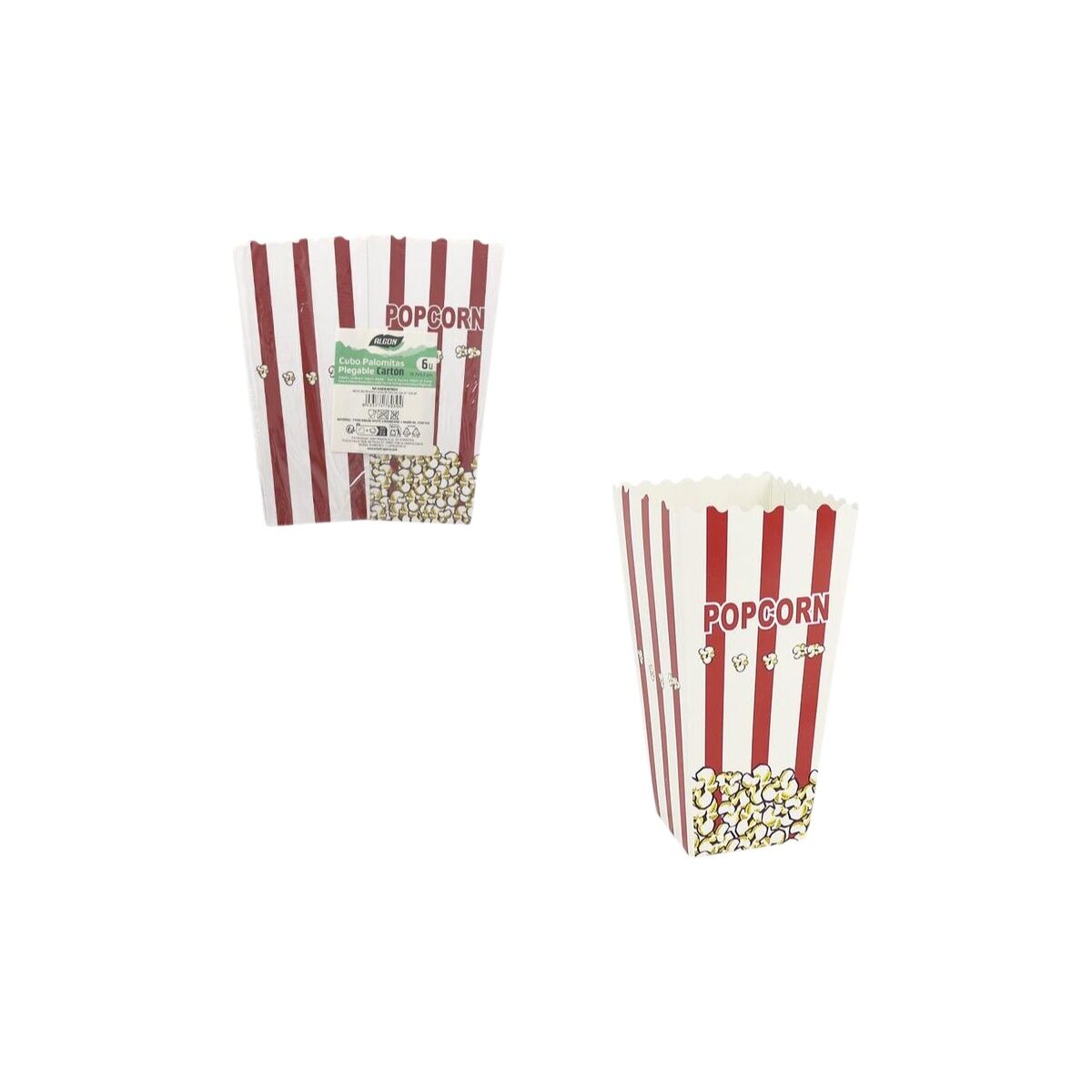 Image secondaire de Seau Inde Popcorn 6 Pièces (24 Unités)