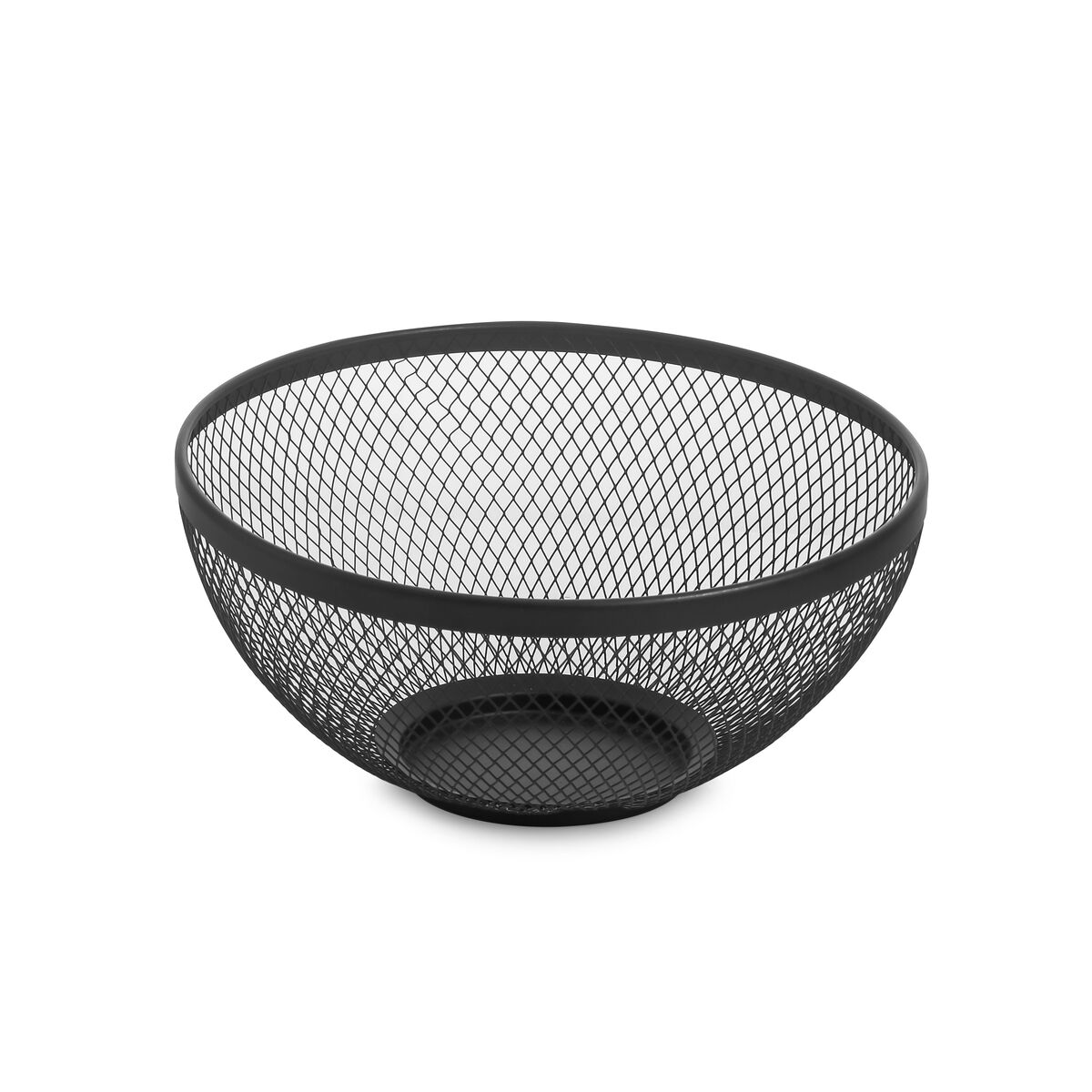 Image secondaire de Coupe à fruits Confortime Noir Métal 26 x 12,5 cm (12 Unités)