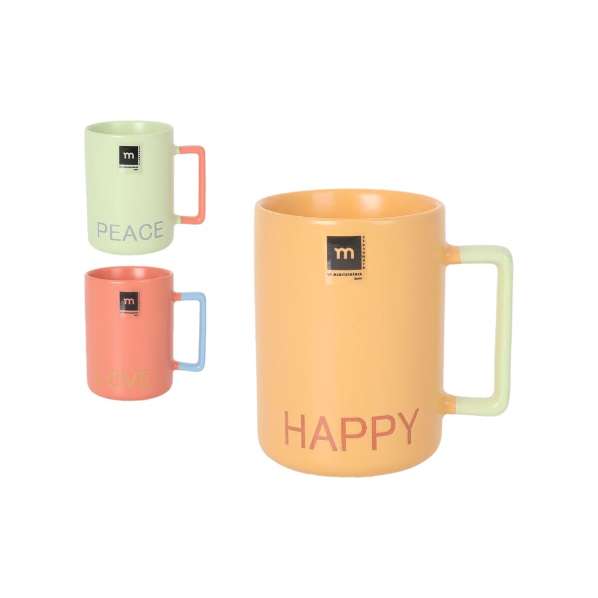 Image secondaire de Tasse mug La Mediterránea Love&peace (24 Unités)