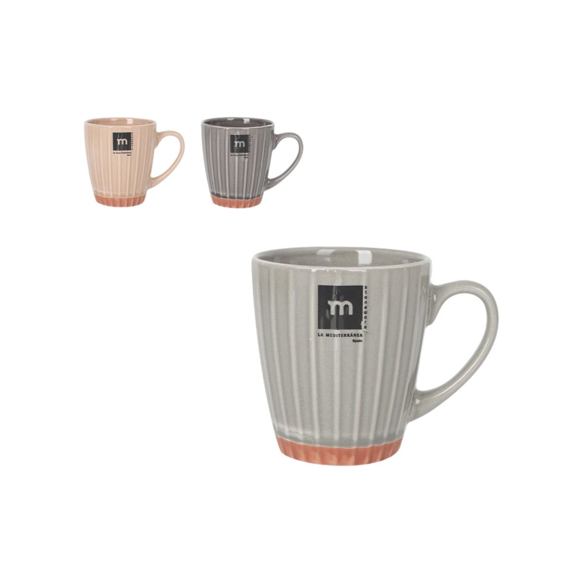 Image secondaire de Tasse de café et de thé La Mediterránea Melody 220 ml (36 Unités)