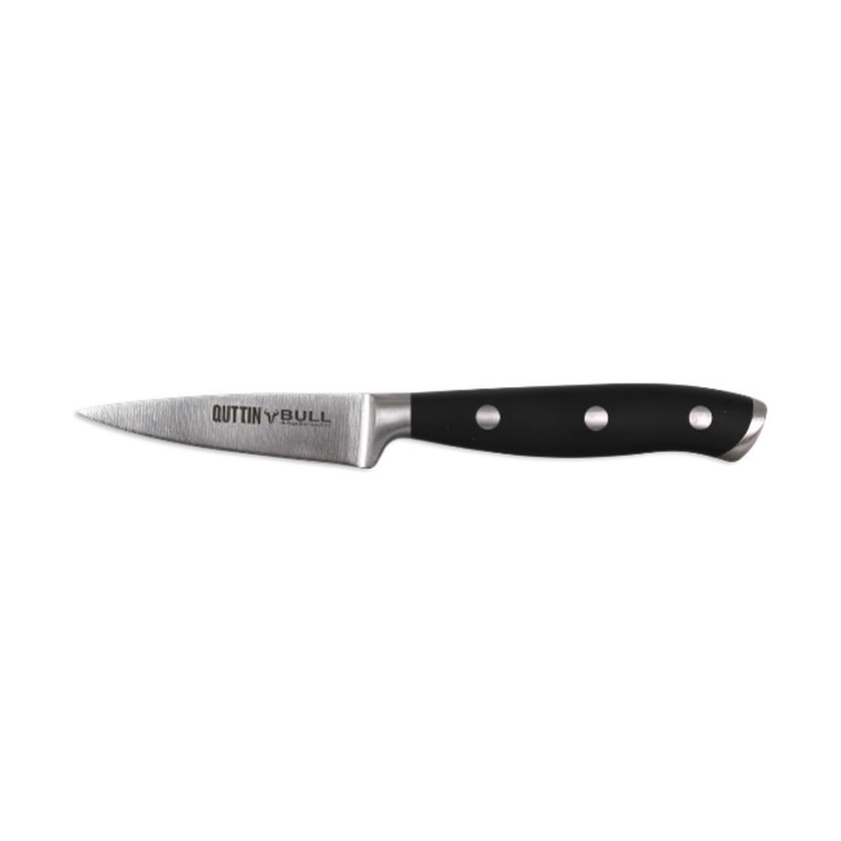 Image secondaire de Eplucheur Quttin Bull Noir Argenté Acier inoxydable 9 cm (4 Unités)