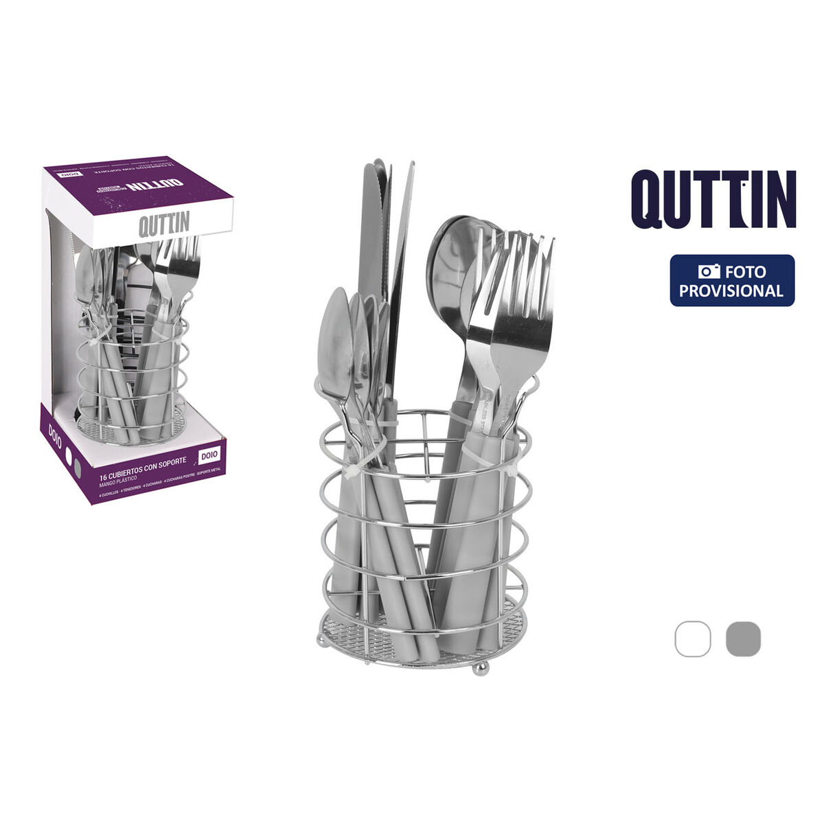 Image secondaire de Couverts Quttin DOIO (6 Unités)