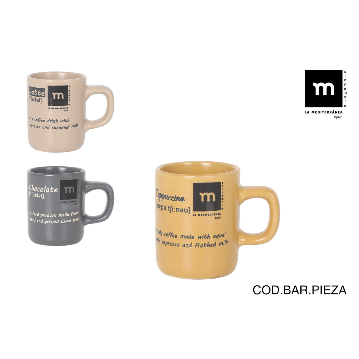 Image secondaire de Tasse La Mediterránea (36 Unités)