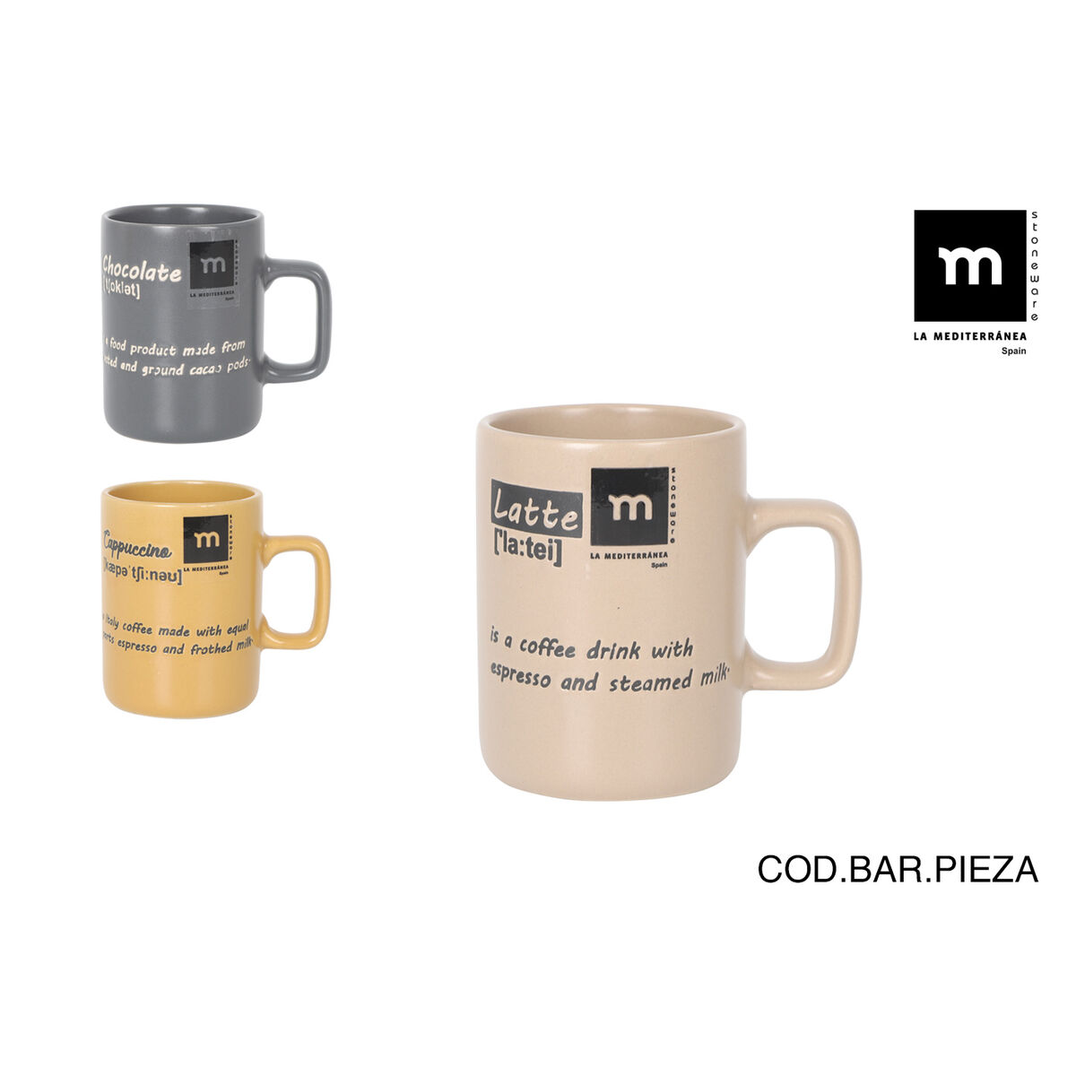 Image secondaire de Tasse La Mediterránea (36 Unités)