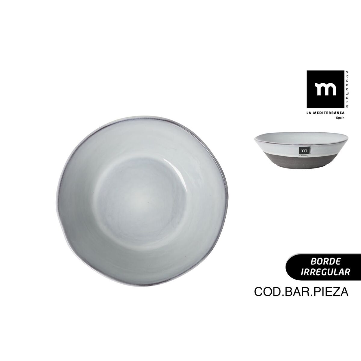 Image secondaire de Assiette creuse La Mediterránea Black clay