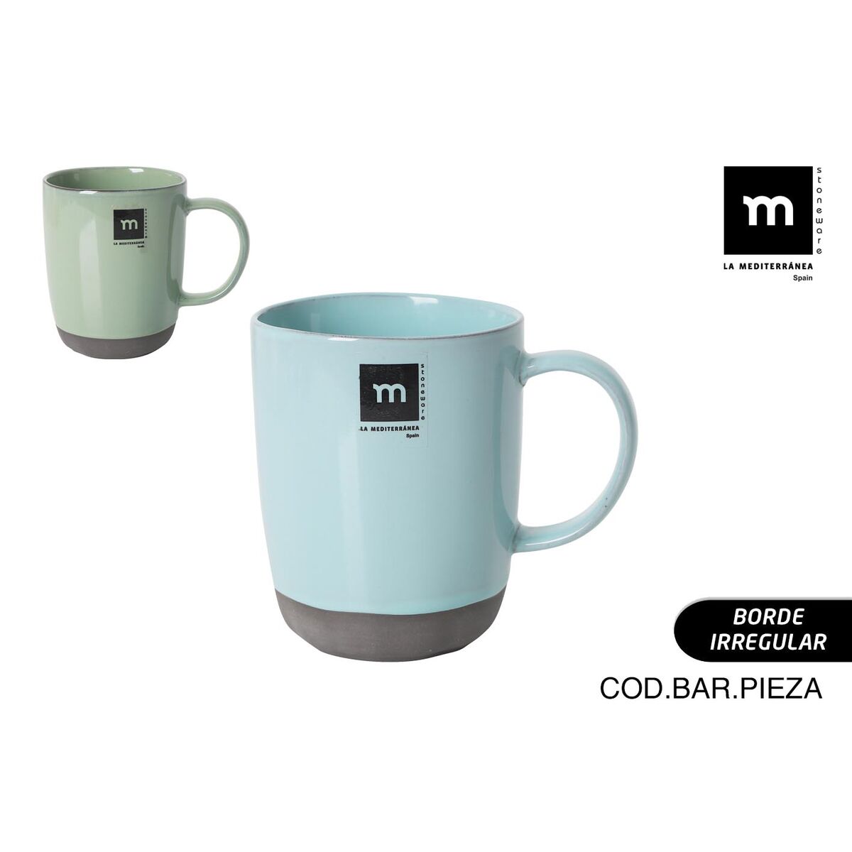 Image secondaire de Tasse La Mediterránea Black clay (24 Unités)