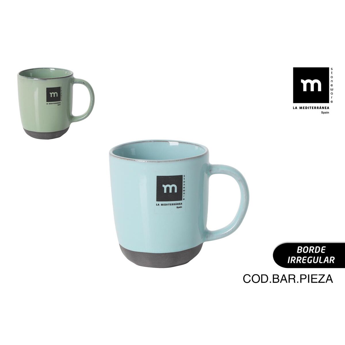 Image secondaire de Tasse La Mediterránea Black clay (36 Unités)