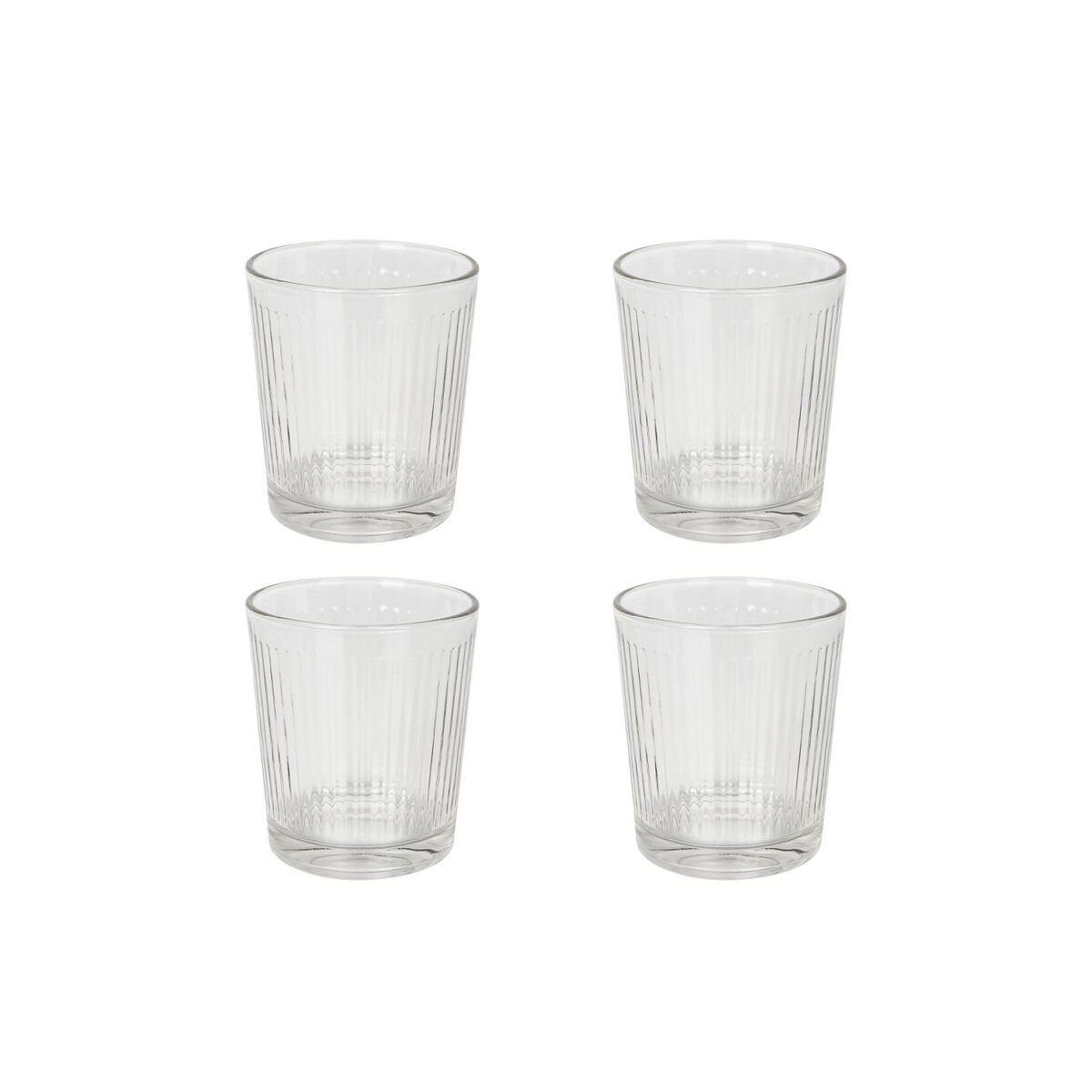 Set of glasses La Mediterránea Zenya Transparent Glass 340 ml 4 Pieces (6 Units), view 3