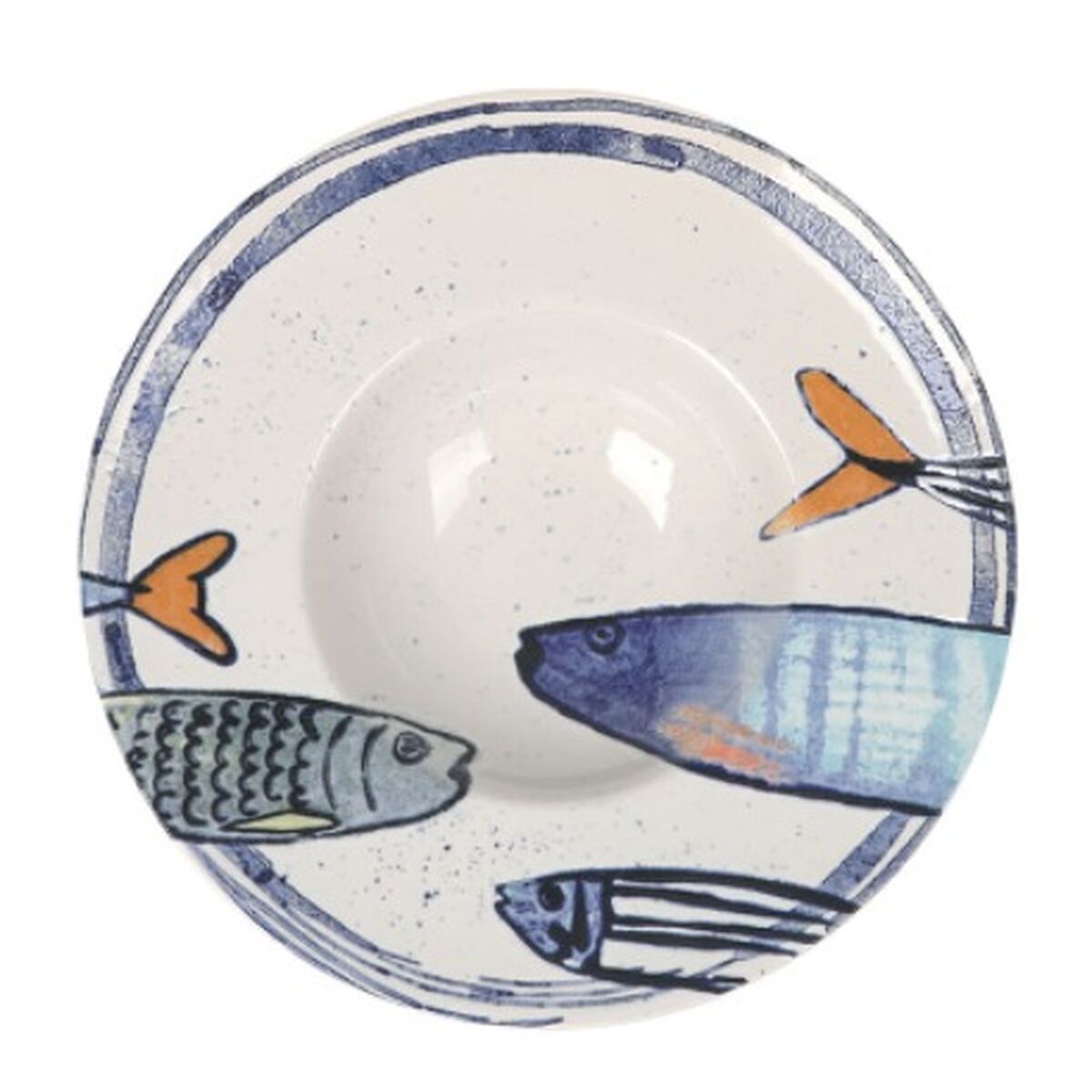 Pasta Dish La Mediterránea Peixe 2.0 Multicolour Ceramic Ø 28 cm (6 Units), view 2