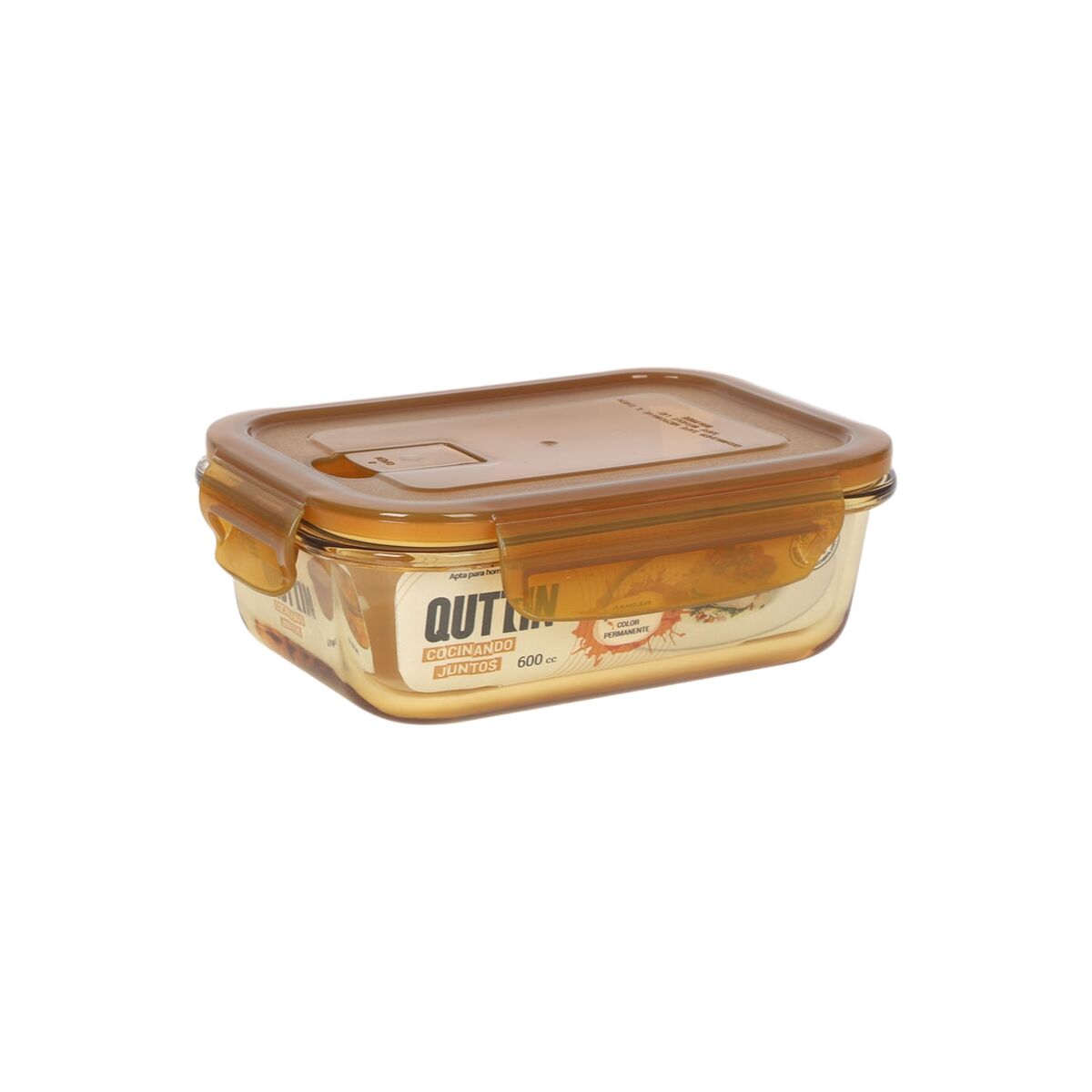 Lunch box Quttin Ambare Rectangular 600 ml (6 Units), view 3
