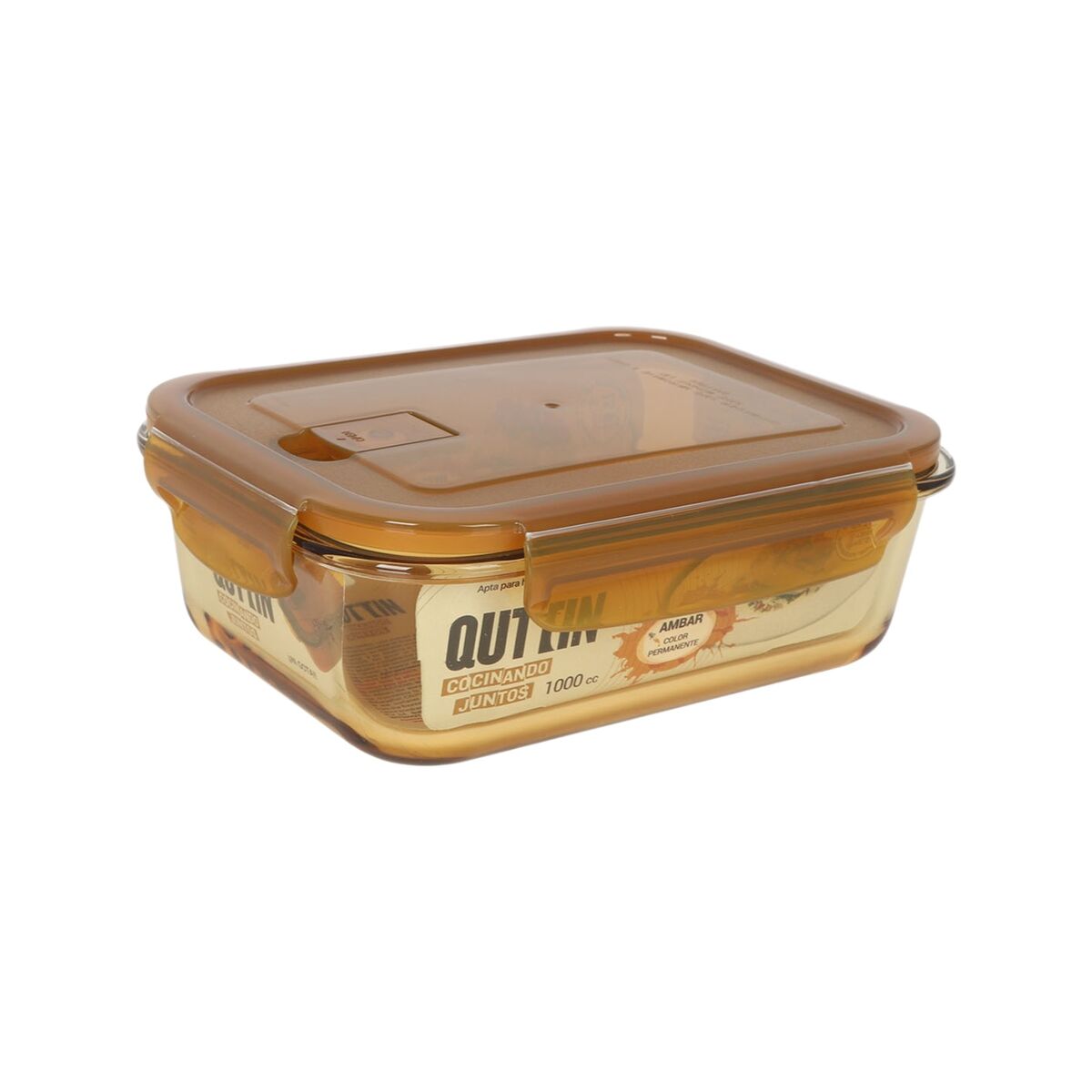 Lunch box Quttin Ambare Rectangular 1L (6 Units), view 3