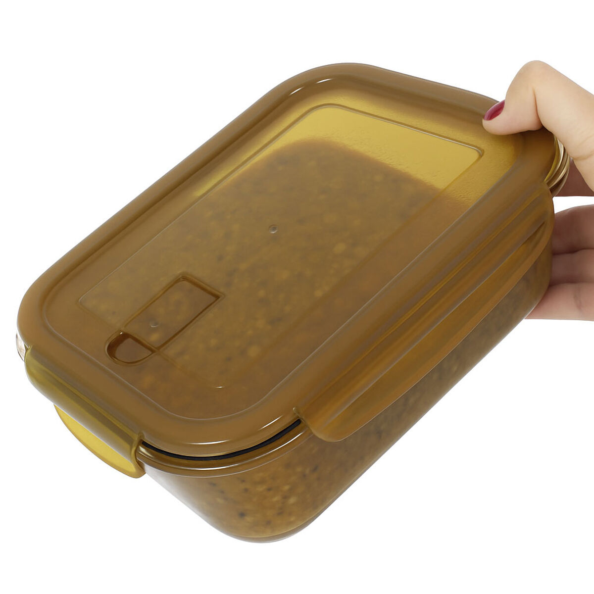 Lunch box Quttin Ambare Rectangular 1,5 L (6 Units), view 2