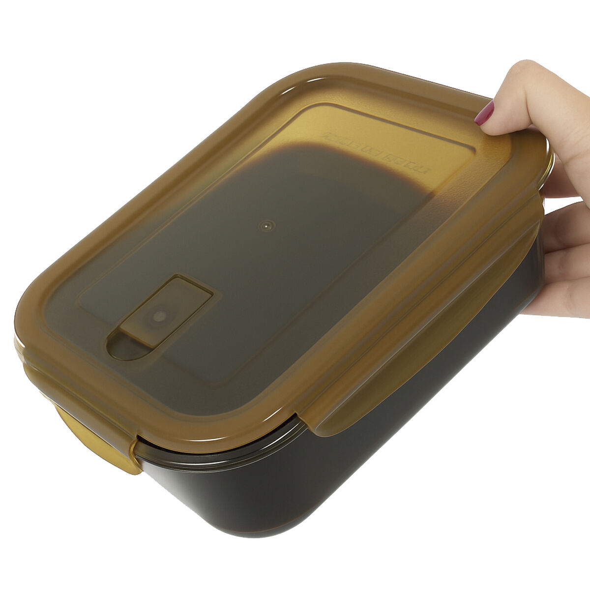 Lunch box Quttin Ambare Rectangular 1,5 L (6 Units), view 3