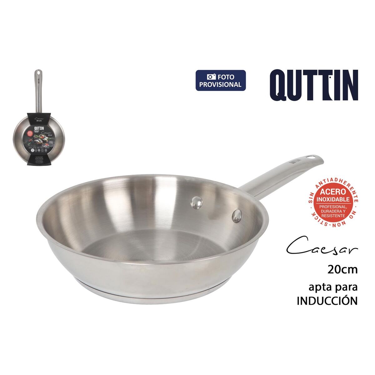 Pan Quttin CAESAR Silver Steel (6 Units)