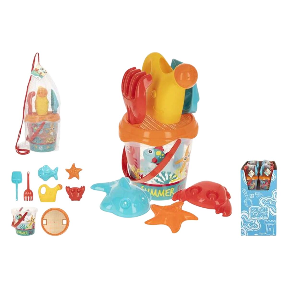 Strandspeelgoedset Colorbaby 18 cm