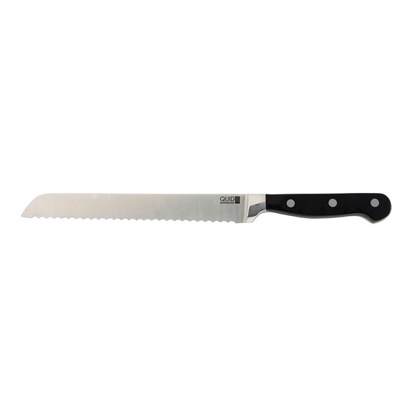 Bread Knife Quid Professional Inox Chef Black (20 cm) Stainless steel