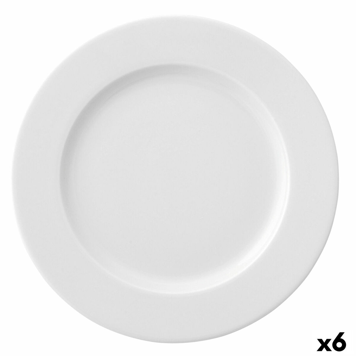 Assiette plate Ariane Prime Céramique Blanc (Ø 29 cm) (6 Unités)