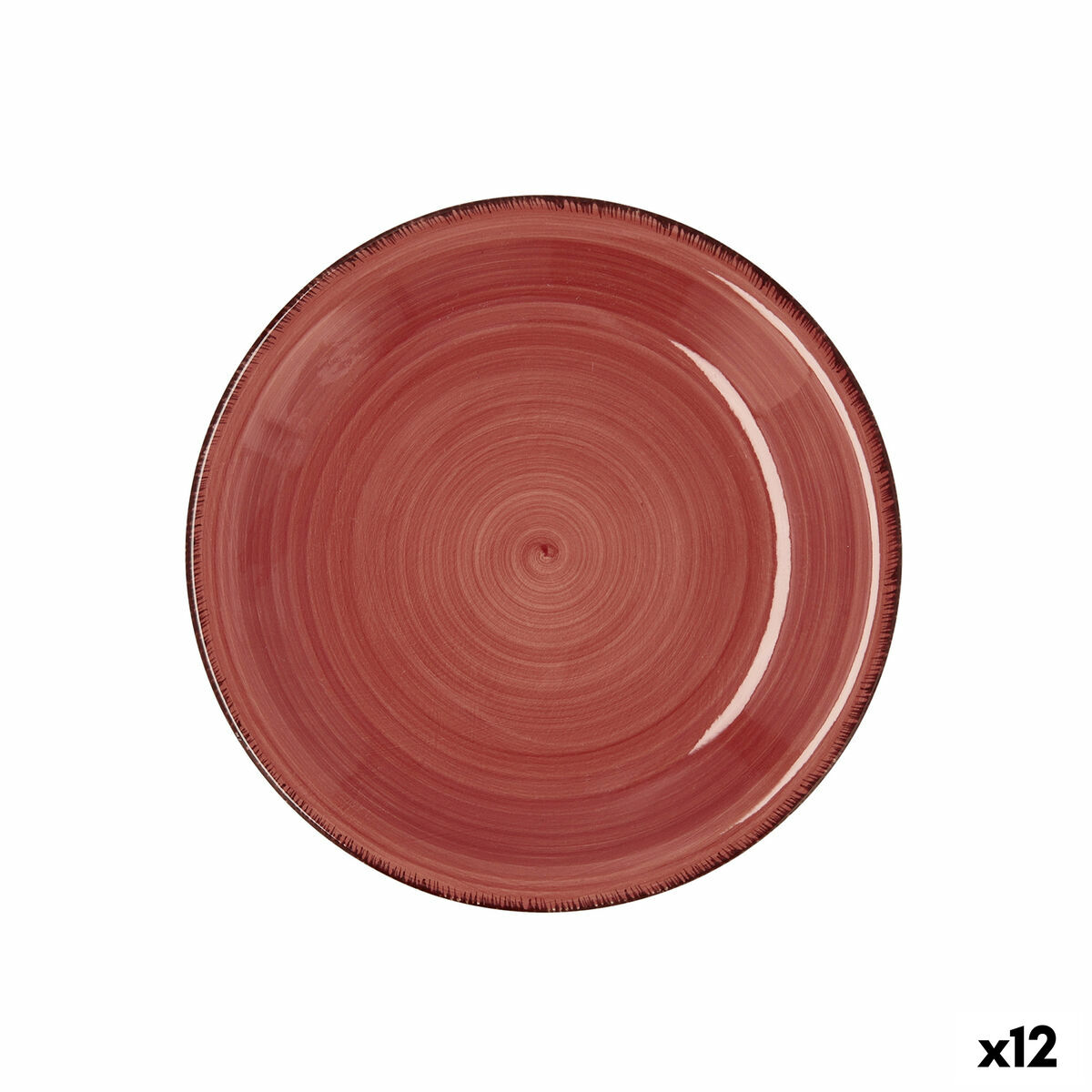 Assiette à dessert Quid Vita Céramique Rouge (19 cm) (12 Unités)