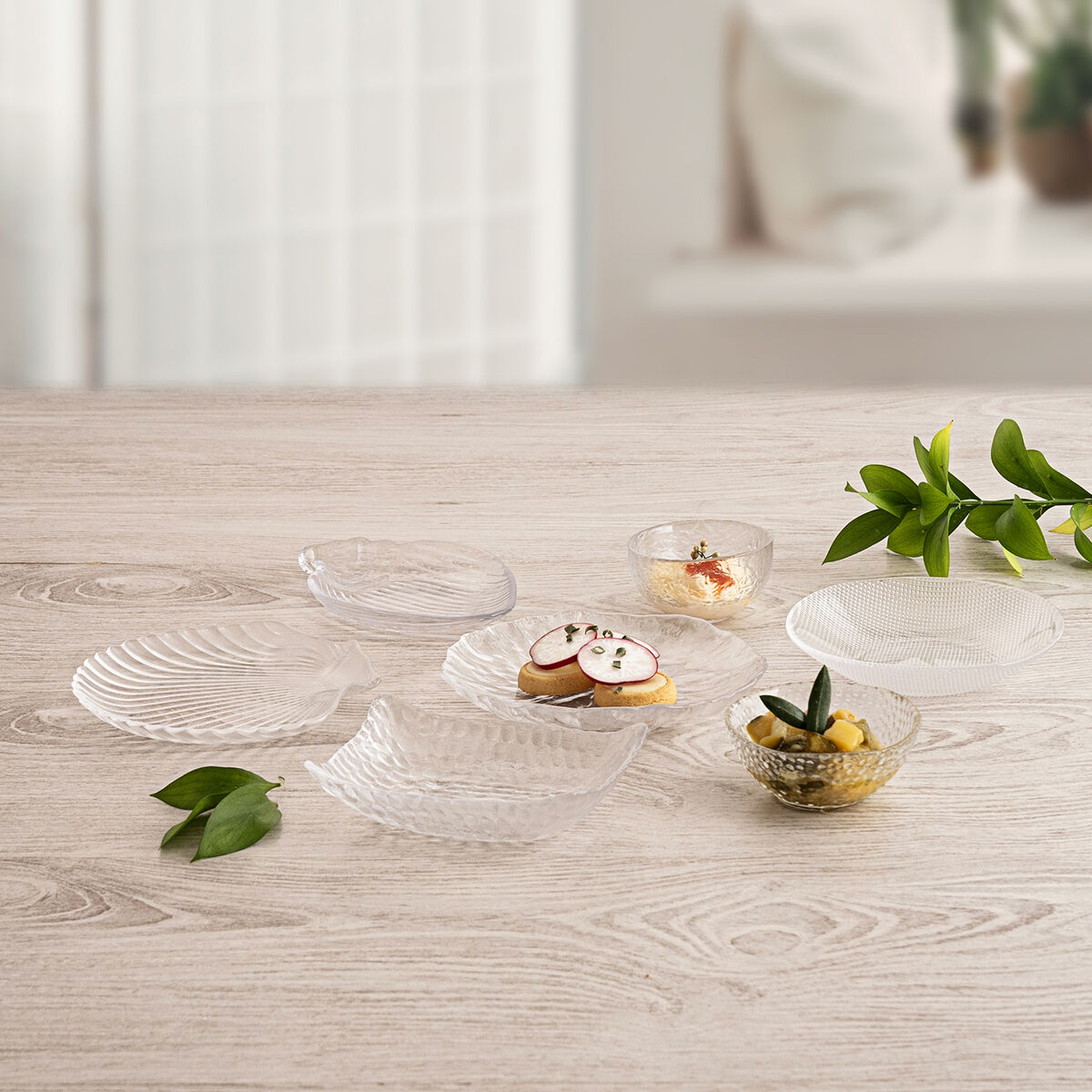 Image secondaire de Assiette Quid Select Vidrio Transparent verre 13 x 2,5 cm (12 Unités)
