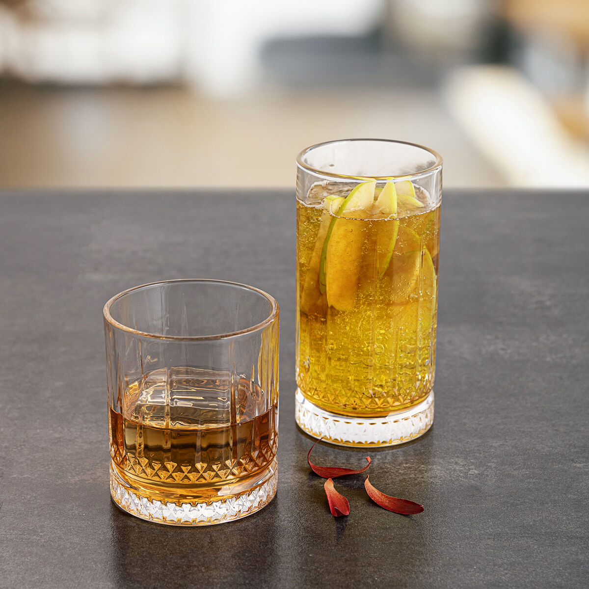 Image secondaire de Verre Quid Style Transparent verre Rayures 370 ml (6 Unités)