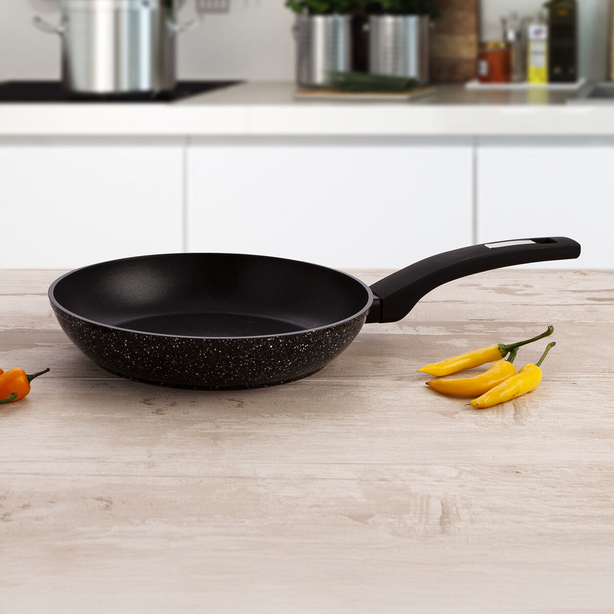 Image secondaire de Poêle Quid Estelar Noir Métal Ø 18 cm (6 Unités)
