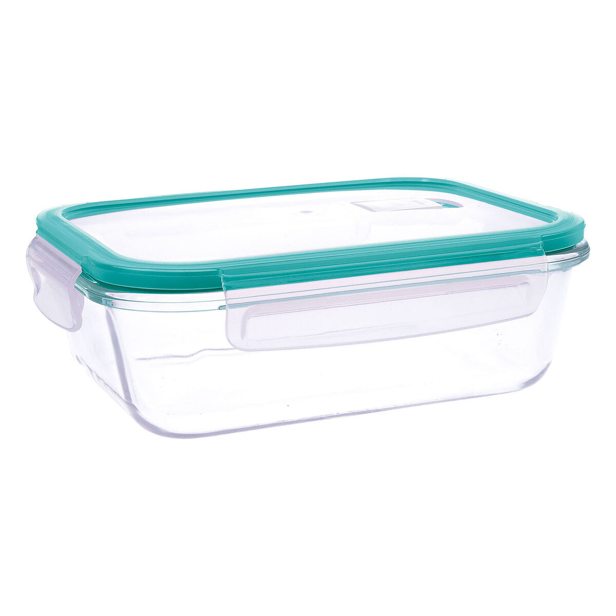 Image secondaire de Boîte à lunch hermétique Quid Ciclon Turquoise verre 640 ml (12 Unités)