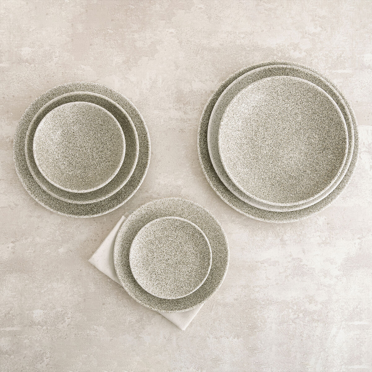 Image secondaire de Assiette Bidasoa Element Hydrozero Beige Céramique Ø 15 cm Pain (6 Unités)