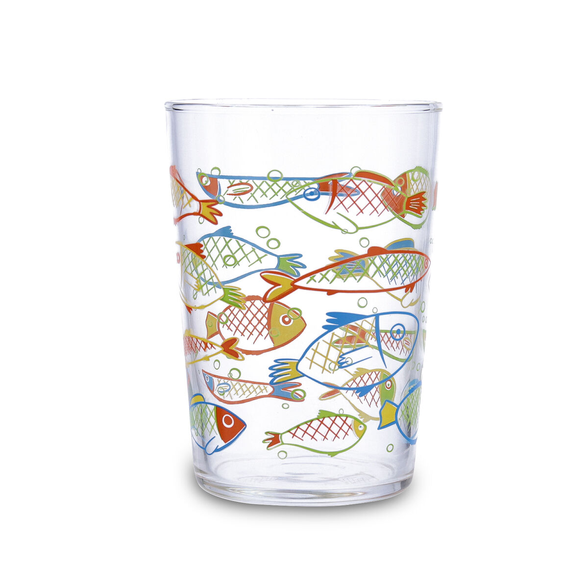 Image secondaire de Verre d'eau Luminarc Peces Multicouleur verre Poissons 500 ml (6 Unités)