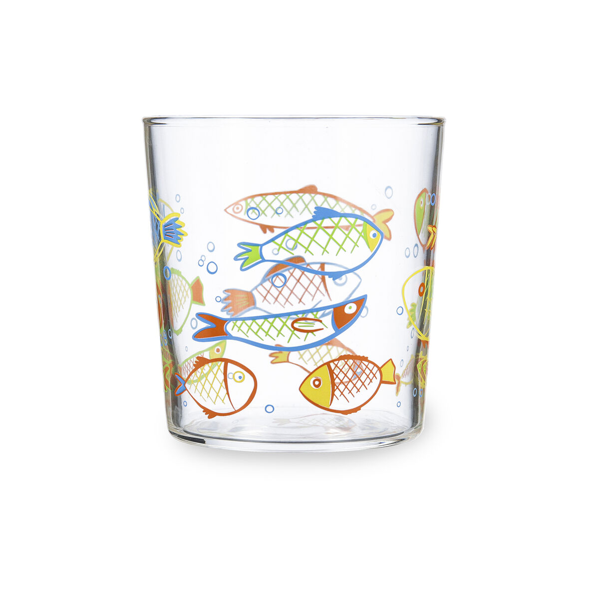 Image secondaire de Verre d'eau Luminarc Peces Multicouleur verre Poissons 360 ml (6 Unités)