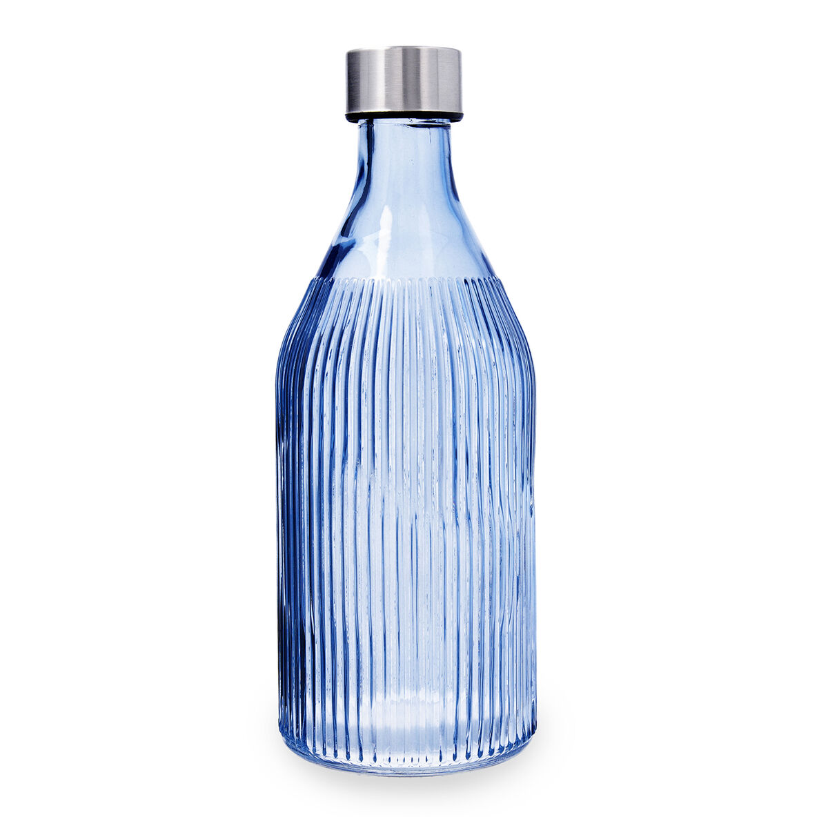 Image secondaire de Bouteille d'eau Quid Maison Blue marine verre 1 L (12 Unités)