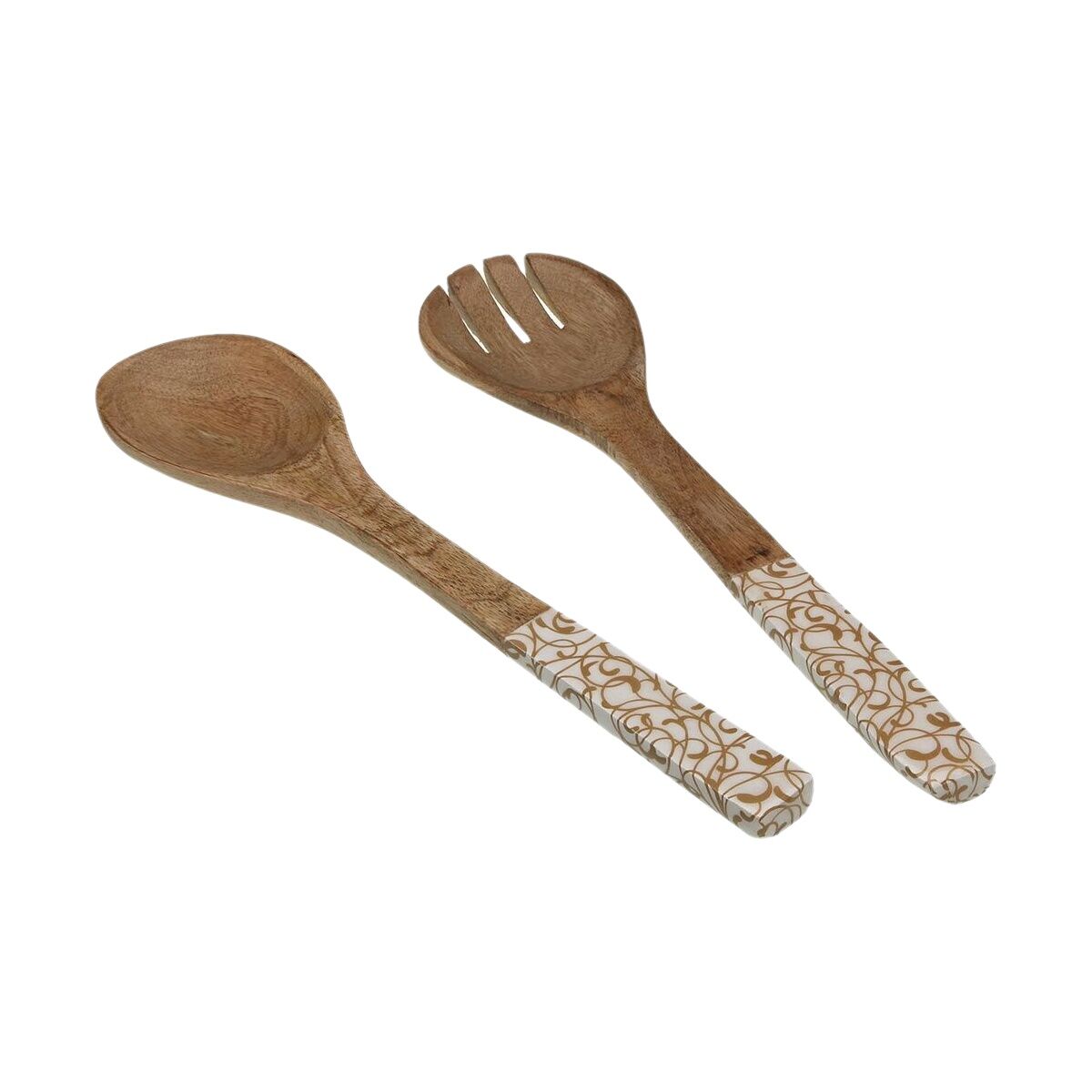 Image secondaire de Set d'Ustensiles de Cuisine Versa Bambou Porcelaine Bois de manguier 6 x 1 x 30 cm