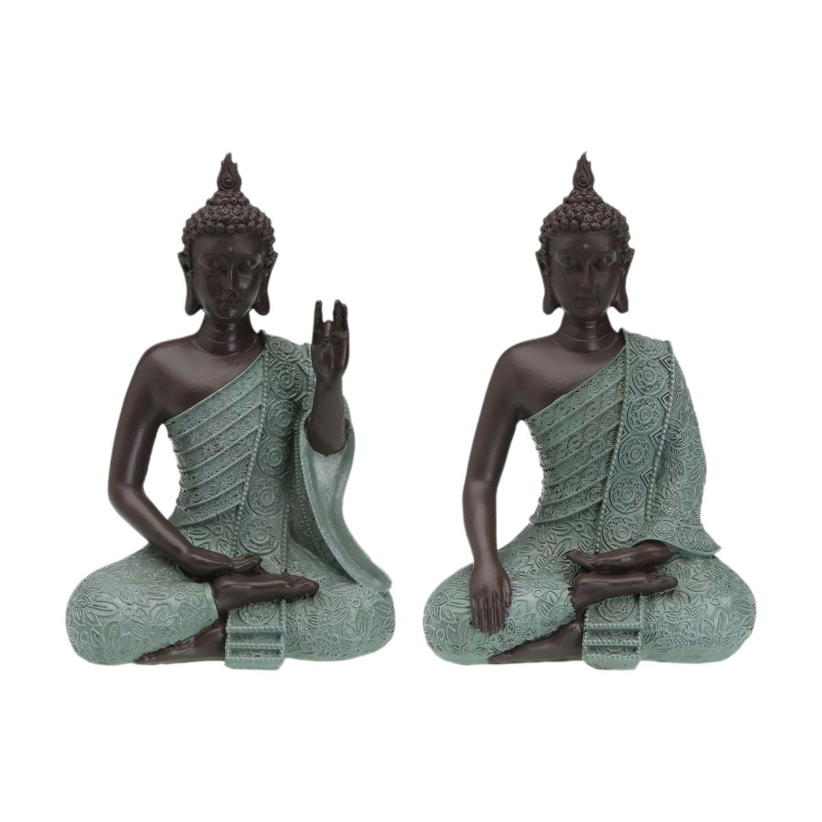 Image secondaire de Figurine Décorative Versa Buda 9 x 20 x 14 cm