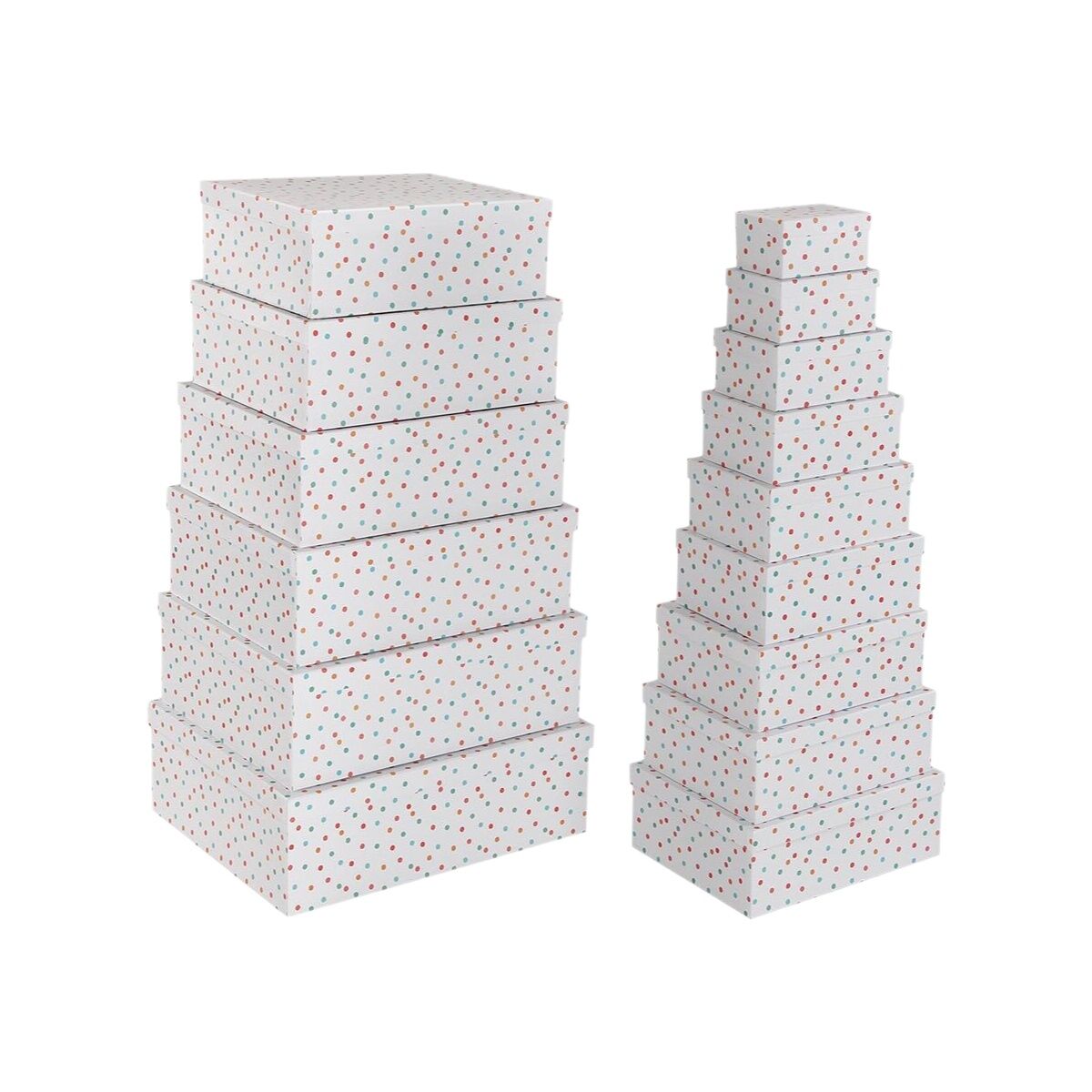 Set de boîtes décoratives Versa Carton (15 Pièces)