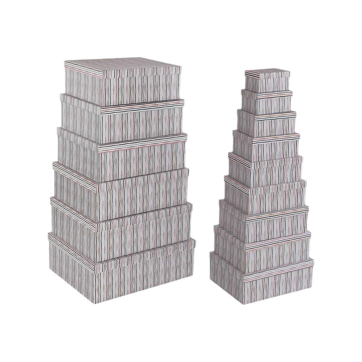 Set de boîtes décoratives Versa Carton (15 Pièces)