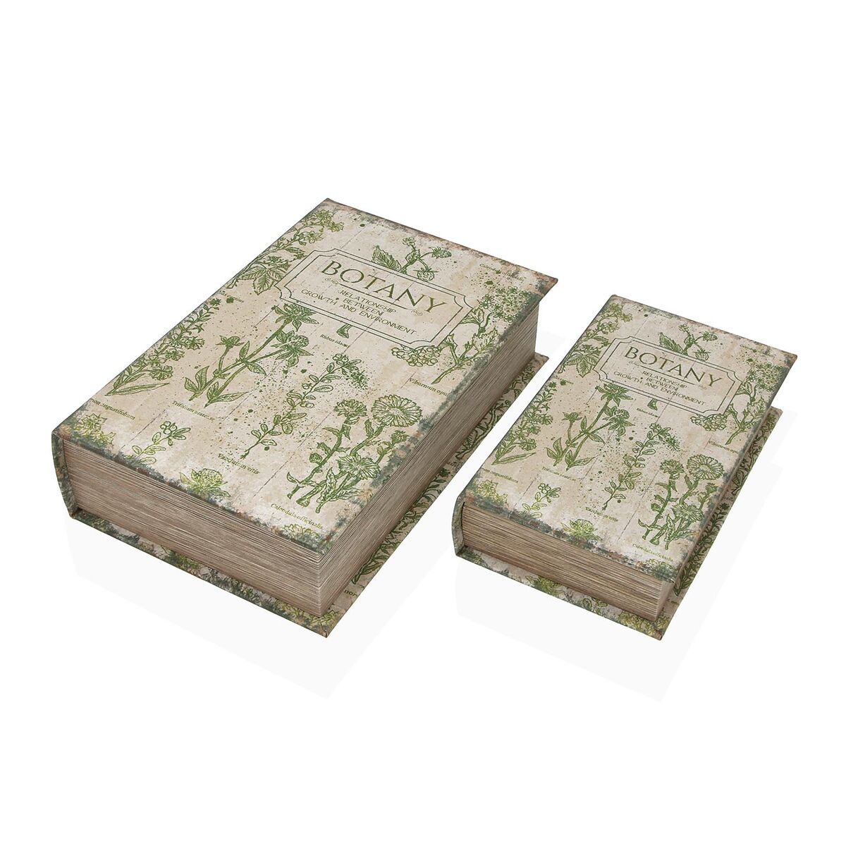 Image secondaire de Boîte Décorative Versa Toile Bois MDF Oiseau