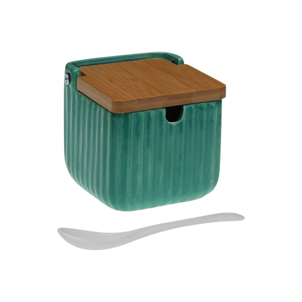 Image secondaire de Sucrier Versa Vert Céramique Bambou Dolomite 8,3 x 8,3 x 8,3 cm