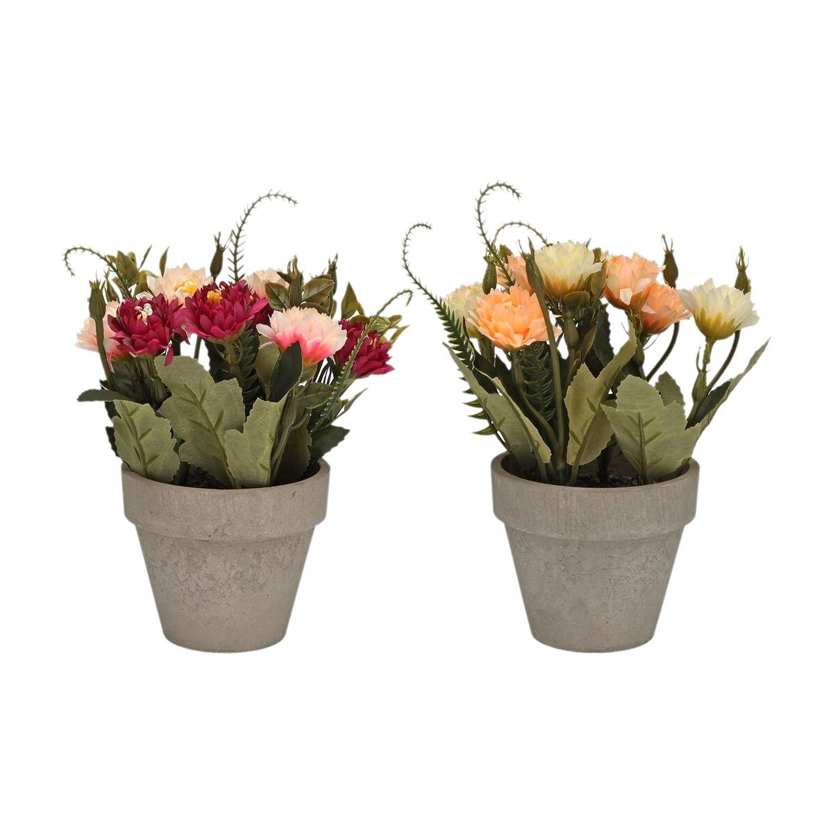 Image secondaire de Plante décorative Versa Fer Textile Plastique Œillets 11 x 26 cm