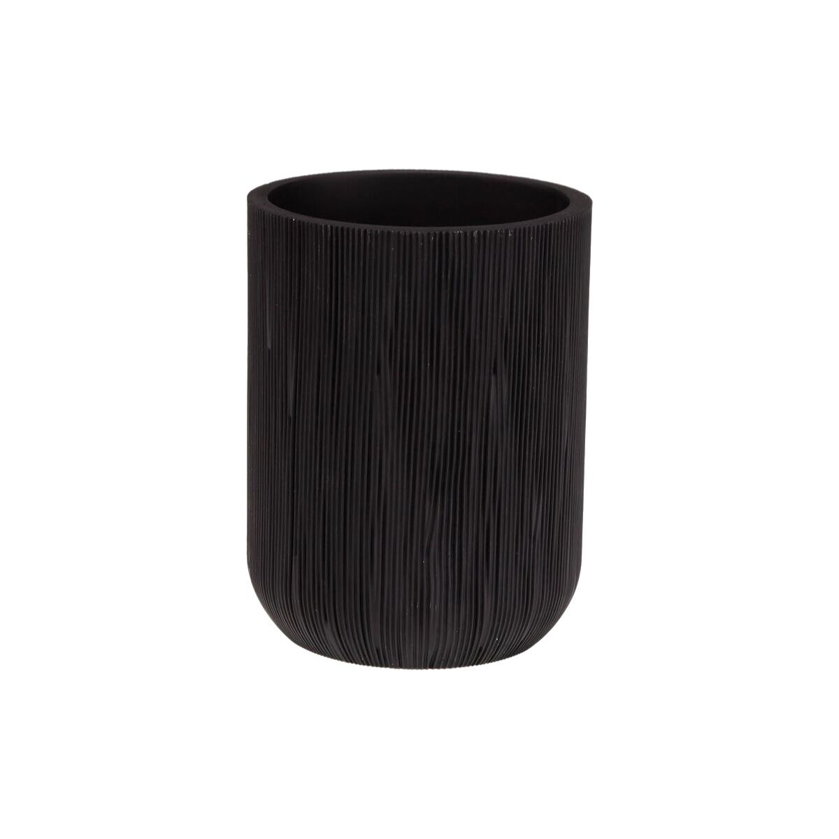 Image secondaire de Support pour brosses à dents Versa Noir Résine 8 x 10,5 x 8 cm