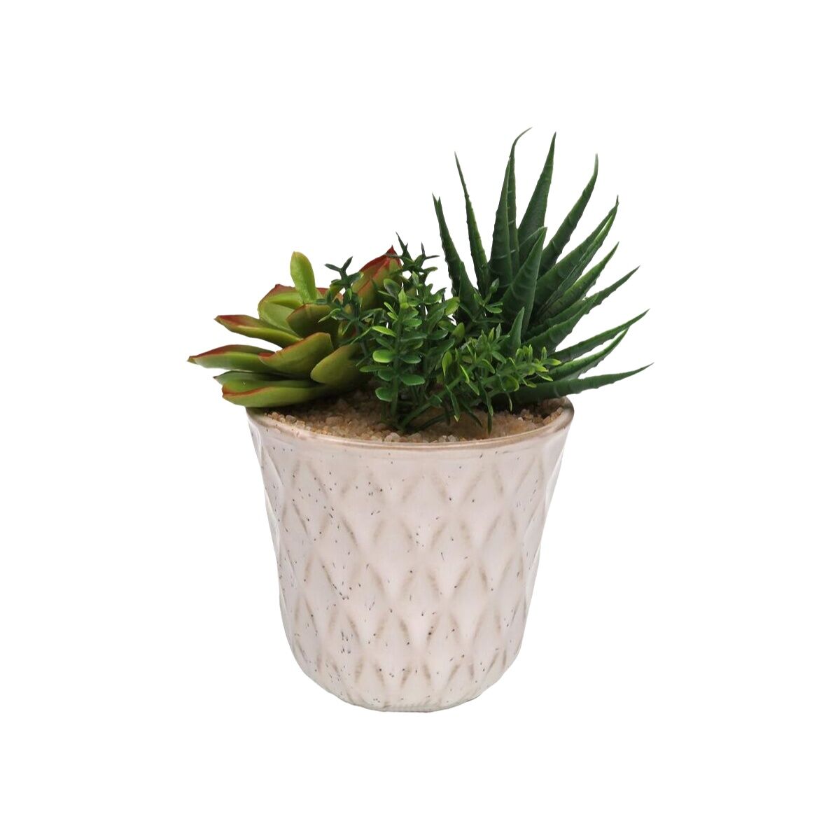 Image secondaire de Plante décorative Versa Céramique Plastique Fusion Succulent 7,8 X 14 X 7,8 CM
