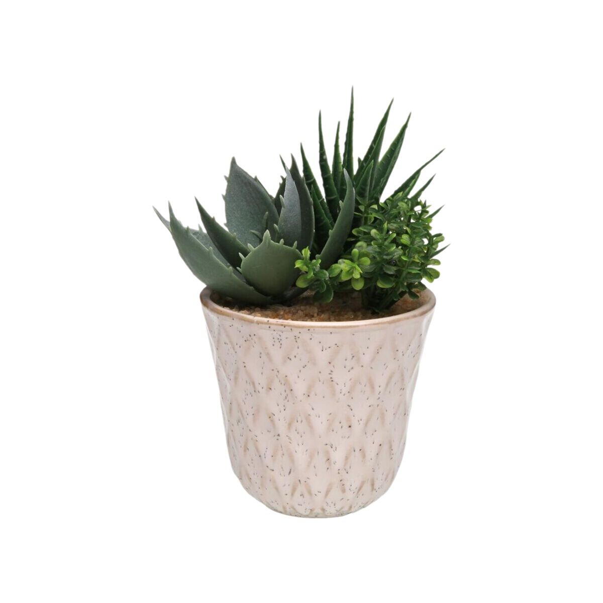 Image secondaire de Plante décorative Versa Céramique Plastique Fusion Succulent 7,8 X 14 X 7,8 CM