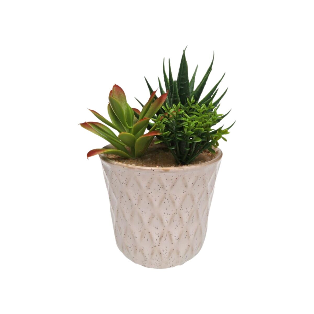 Image secondaire de Plante décorative Versa Céramique Plastique Fusion Succulent 7,8 X 14 X 7,8 CM