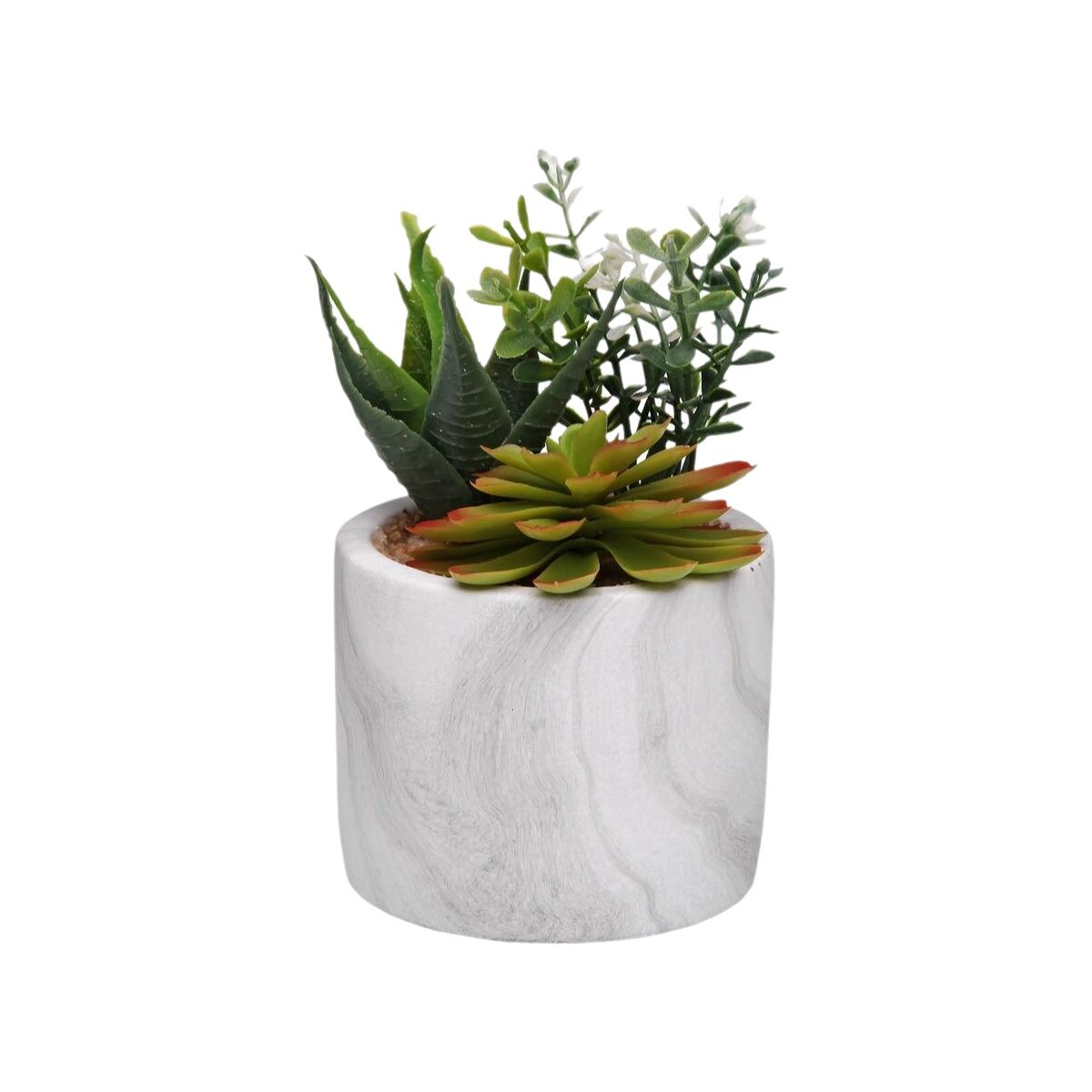 Image secondaire de Plante décorative Versa Céramique Plastique Fusion Succulent 9 x 15 x 9 cm