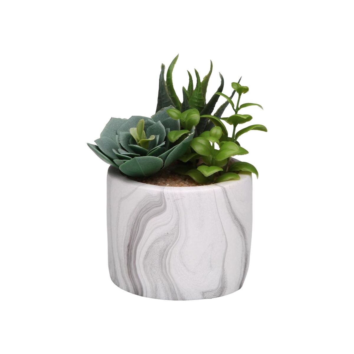 Image secondaire de Plante décorative Versa Céramique Plastique Fusion Succulent 9 x 15 x 9 cm